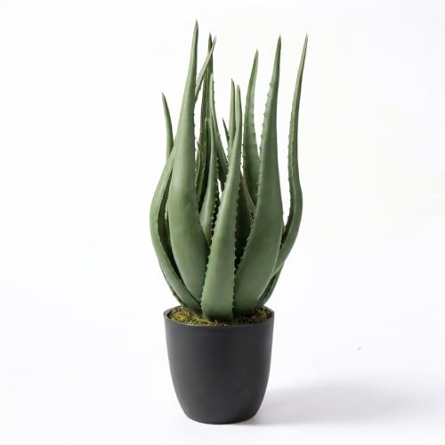 Large Potted Artificial Aloe V - Aloe Vera Pot のレビューと価格