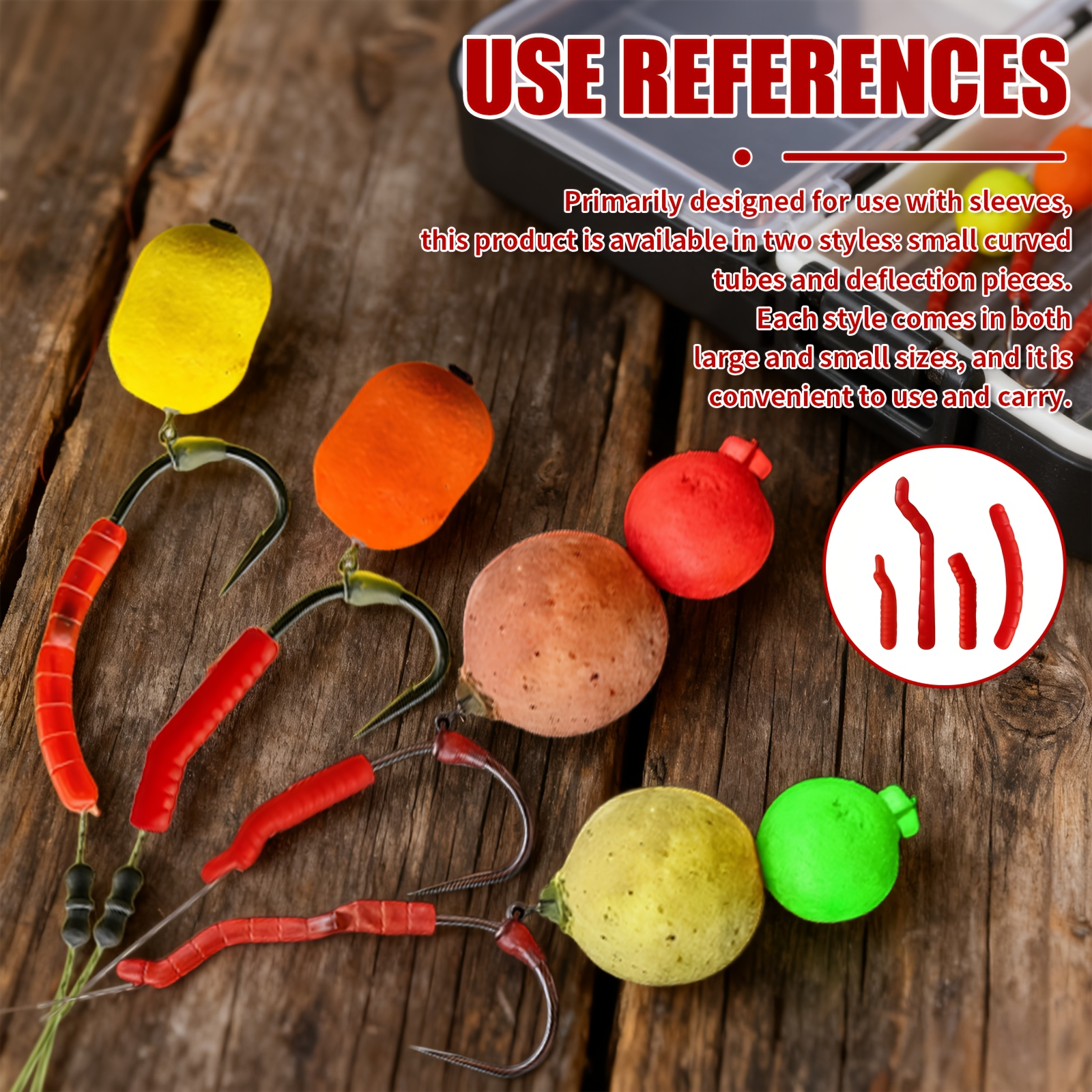 Red Artificial Bloodworm Hook  - Aglaonema Red のレビューと価格