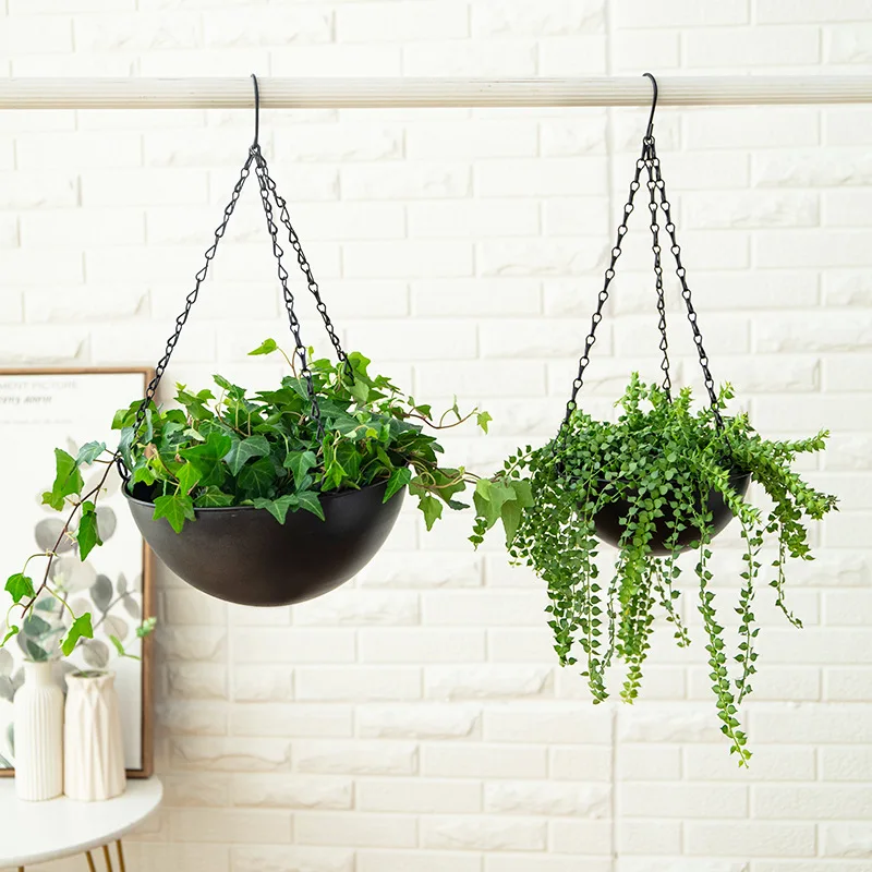 Wrought Iron Hanging Planter E - Spider Plant Hanging のレビューと価格