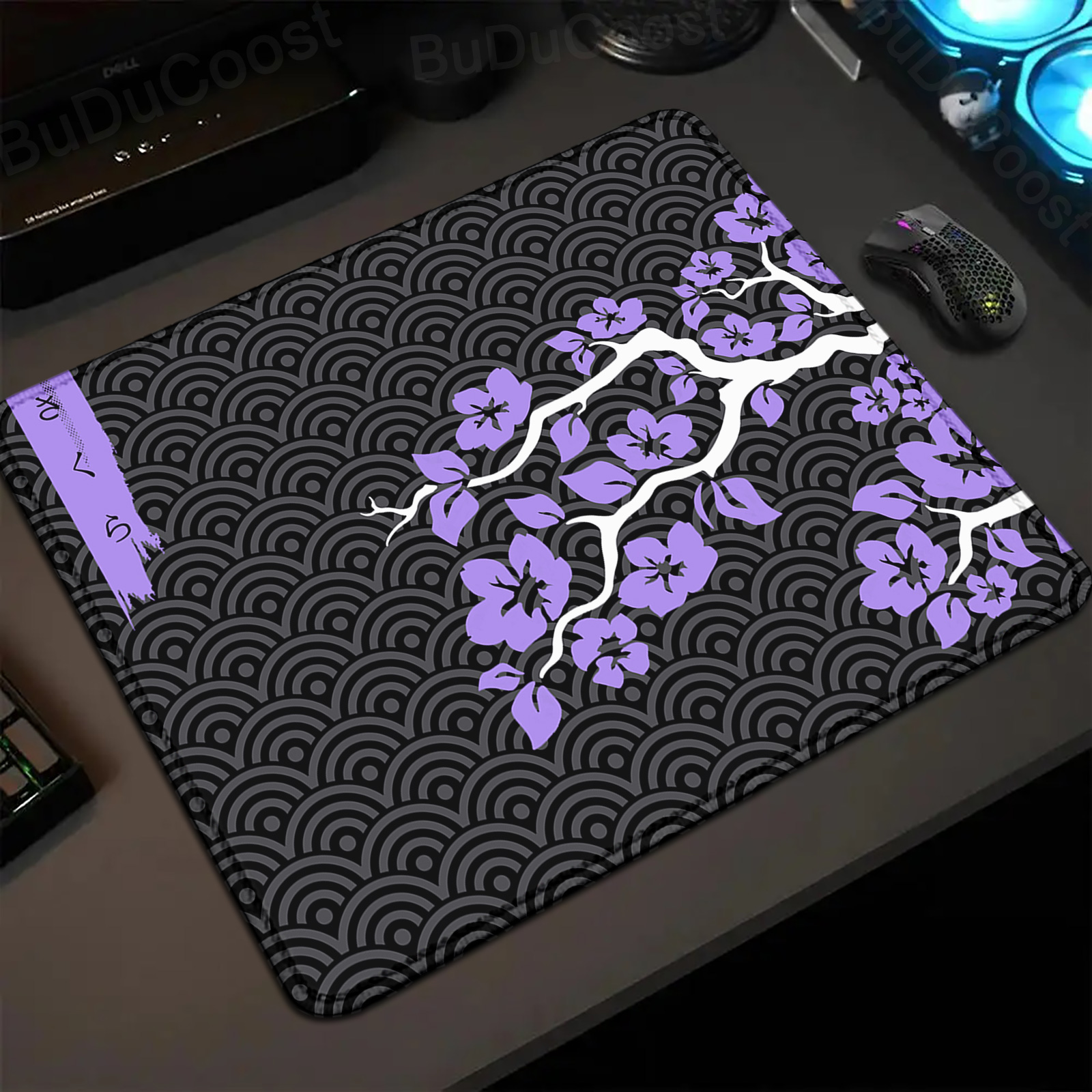 Small Size Mousepad Sakura Art - Tradescantia Purple のレビューと価格