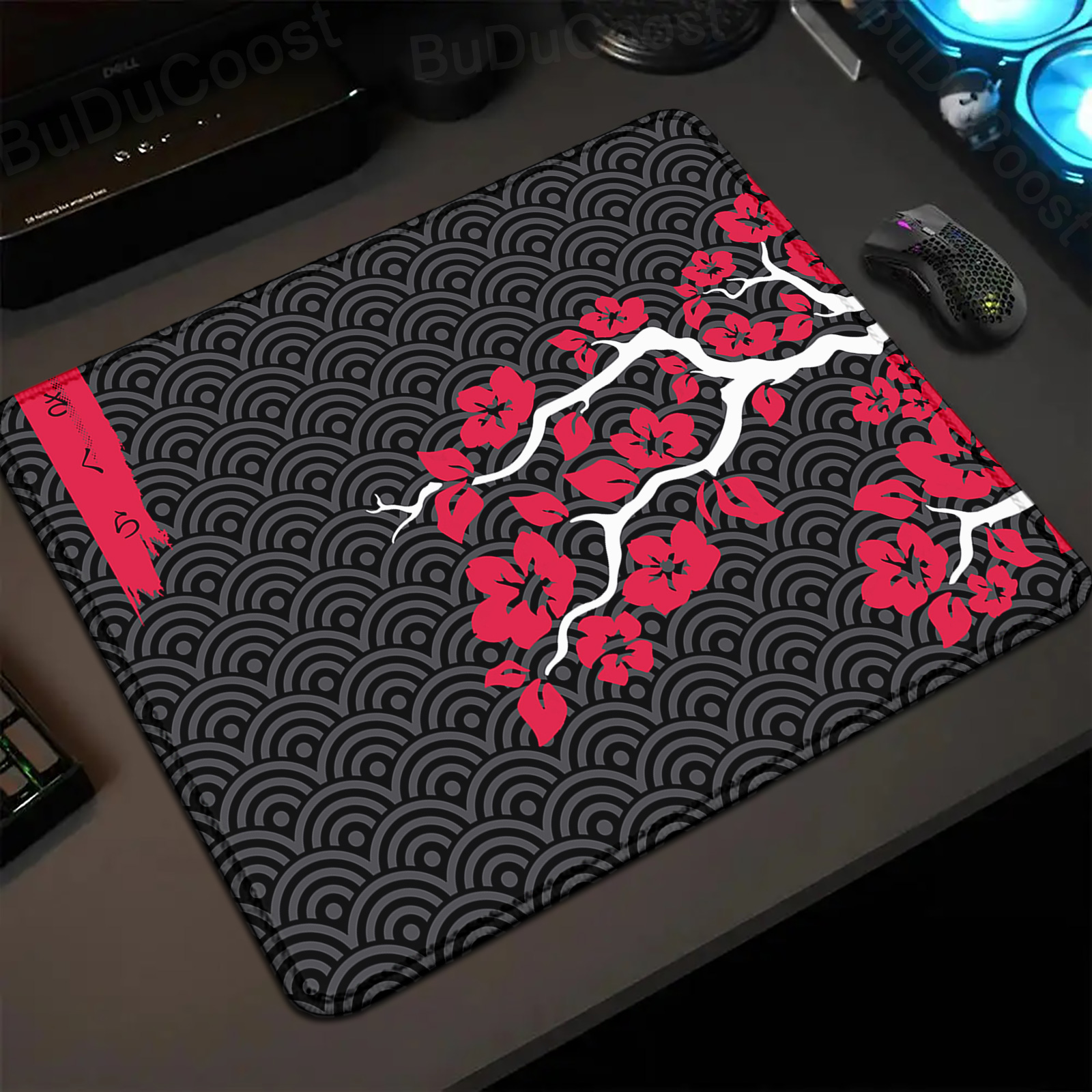 Small Size Mousepad Sakura Art - Tradescantia Purple のレビューと価格