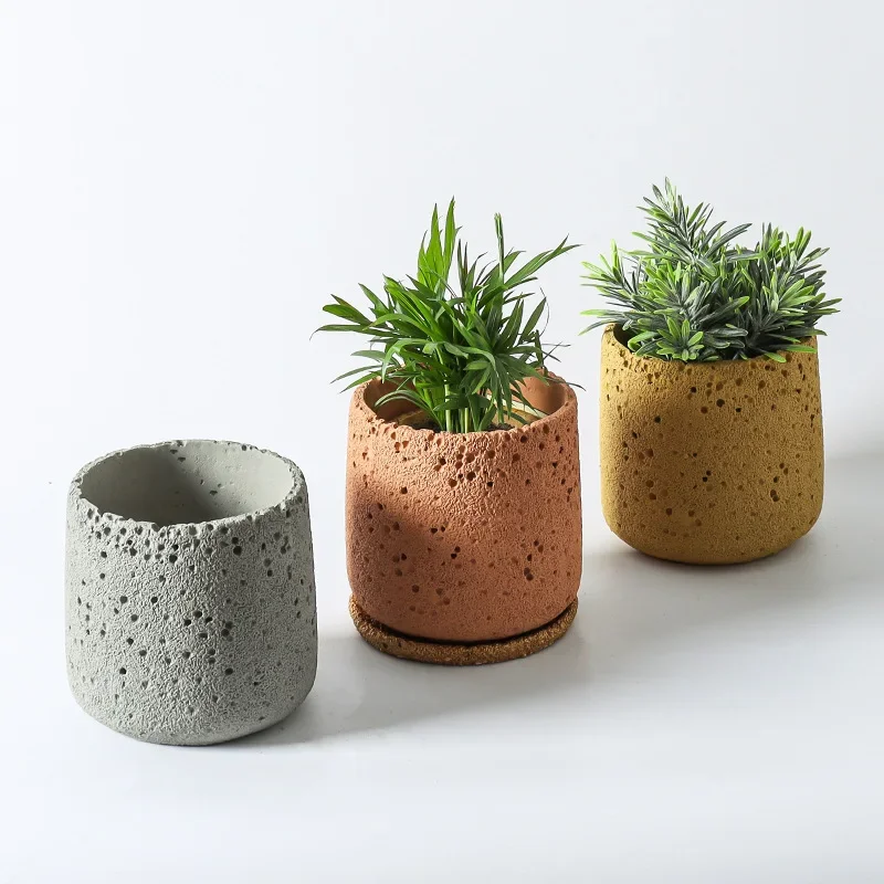 Nordic cement flowerpot simple - Echeveria Succulent のレビューと価格