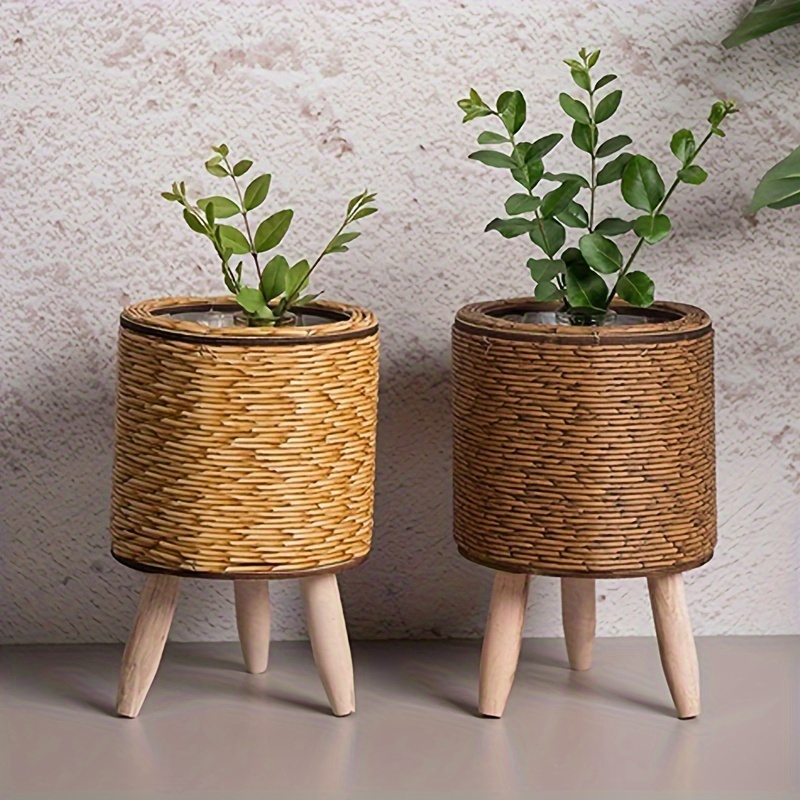 Charming Rustic Rattan Planter - Aloe Vera Pot のレビューと価格