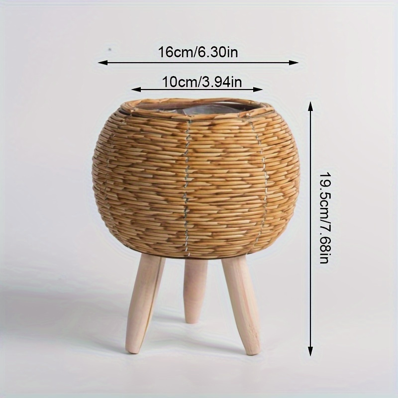 Charming Rustic Rattan Planter - Aloe Vera Pot のレビューと価格