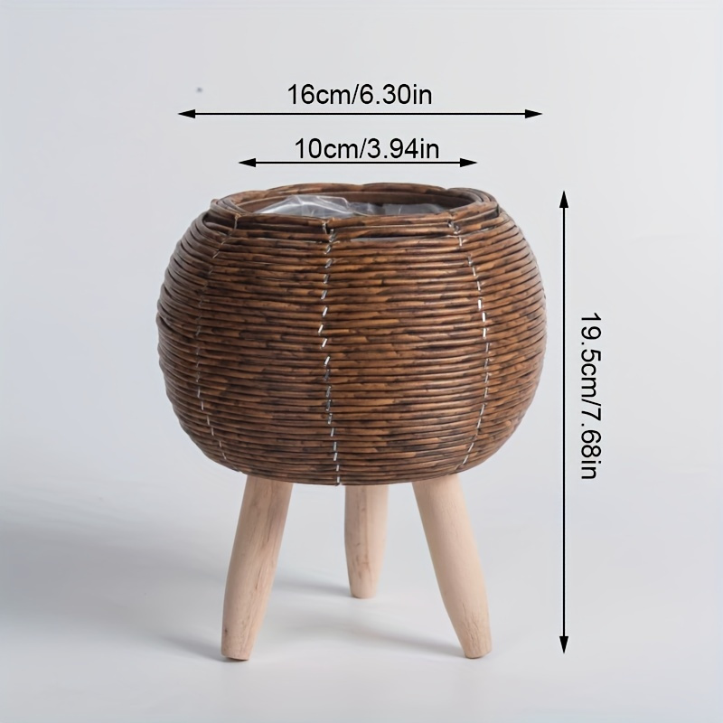 Charming Rustic Rattan Planter - Aloe Vera Pot のレビューと価格