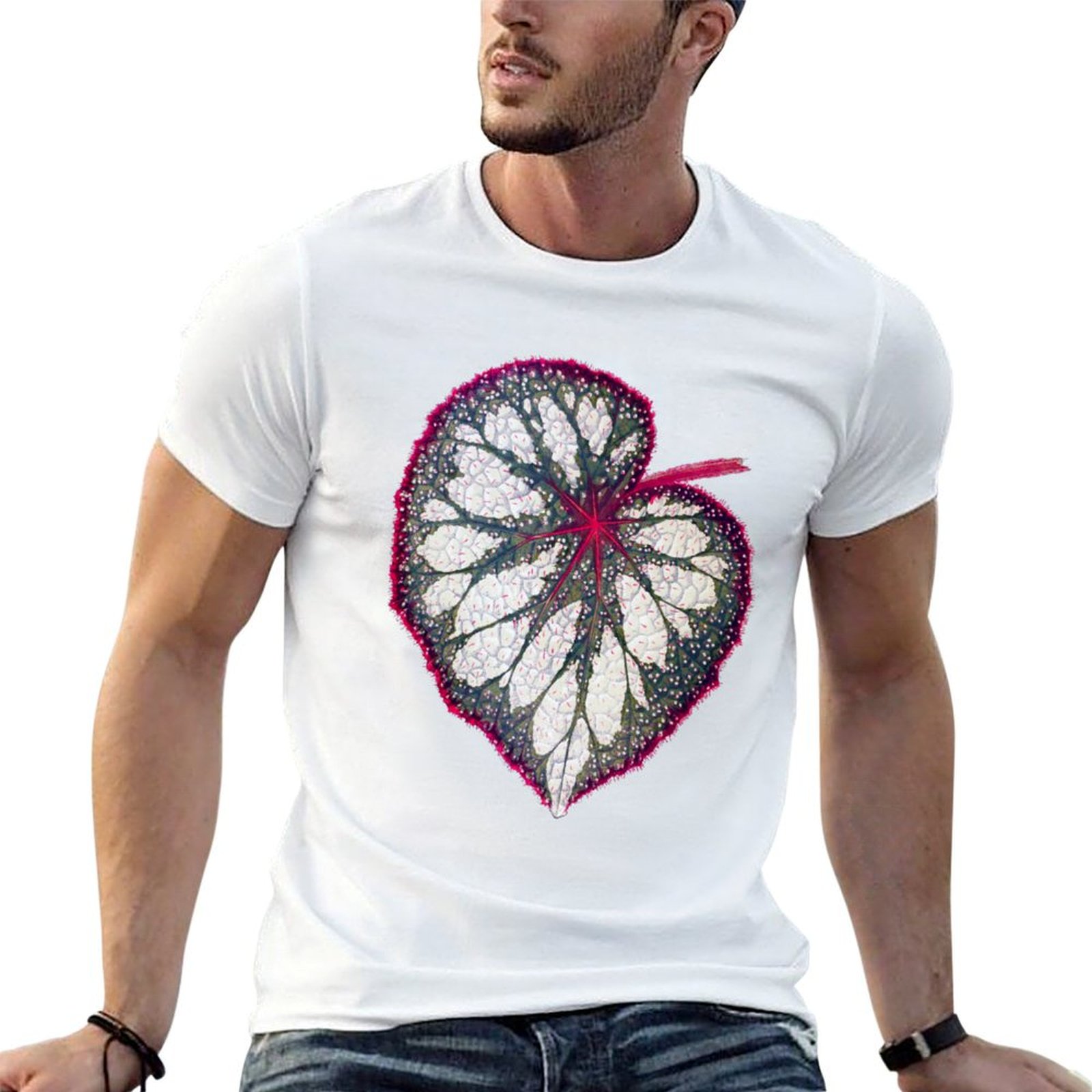 Begonia rex T-Shirt man graphi - Begonia Rex のレビューと価格