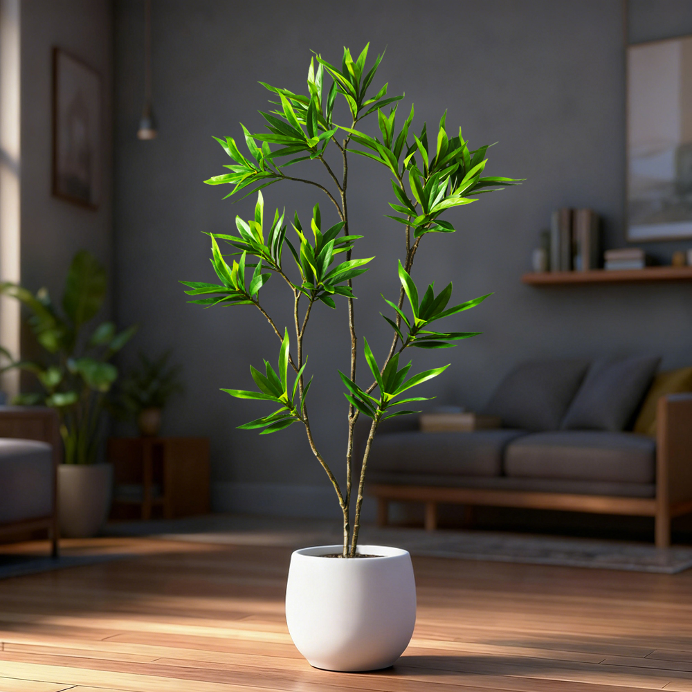 50-133cm Large Artificial Palm - Dracaena Marginata のレビューと価格