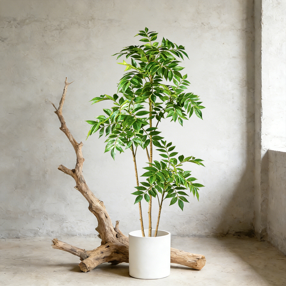 76-140cm Artificial Rubber Tre - Dracaena Marginata のレビューと価格
