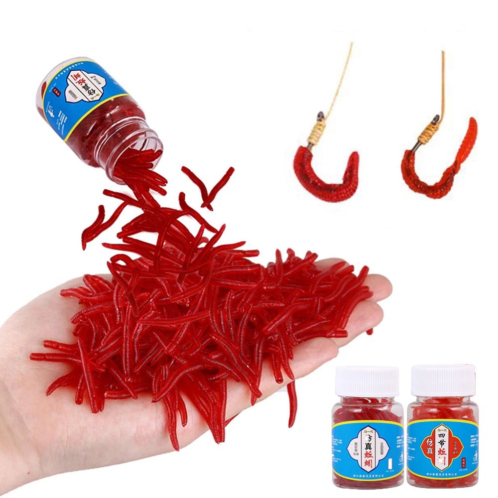 100pcs/Bottle Realistic Tackle - Aglaonema Red のレビューと価格
