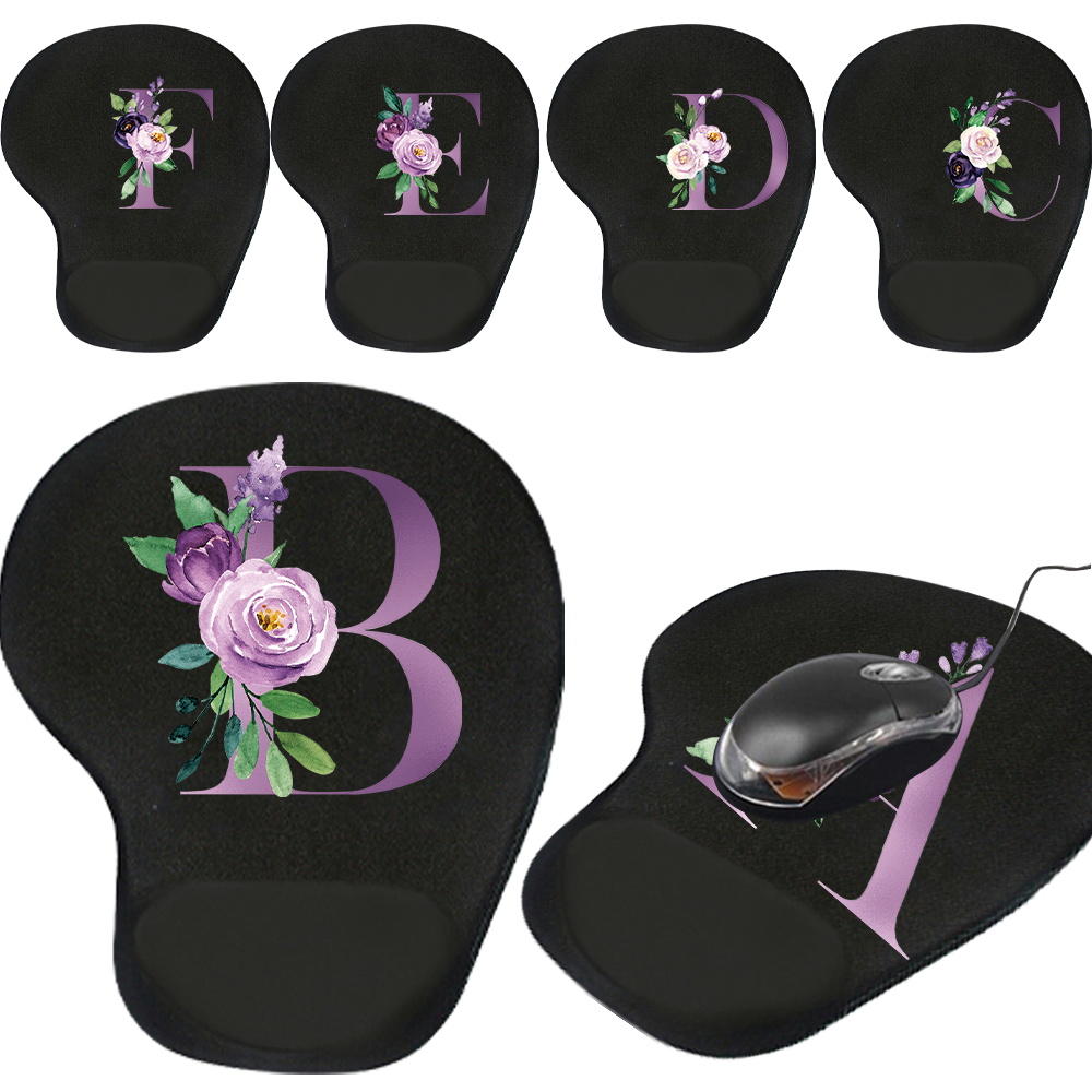 Wrist Guard Mouse Pad Office D - Tradescantia Purple のレビューと価格