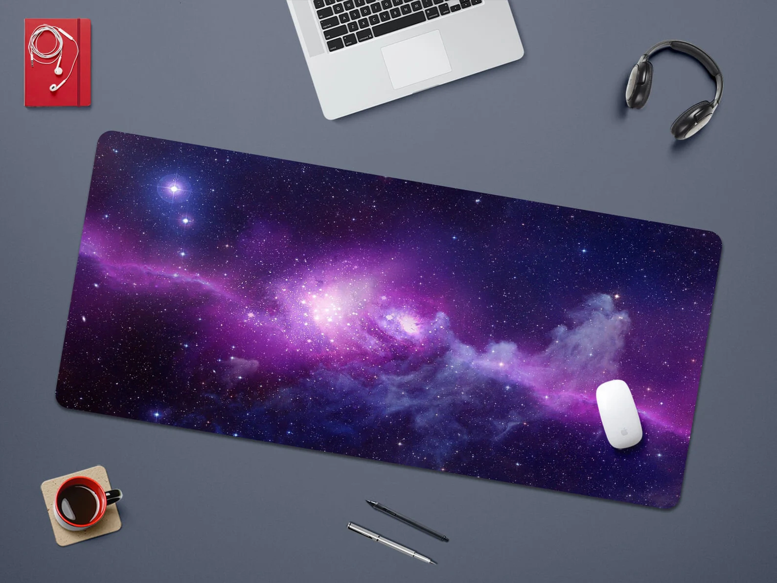 Purple Universe Mouse Pad Xl D - Tradescantia Purple のレビューと価格