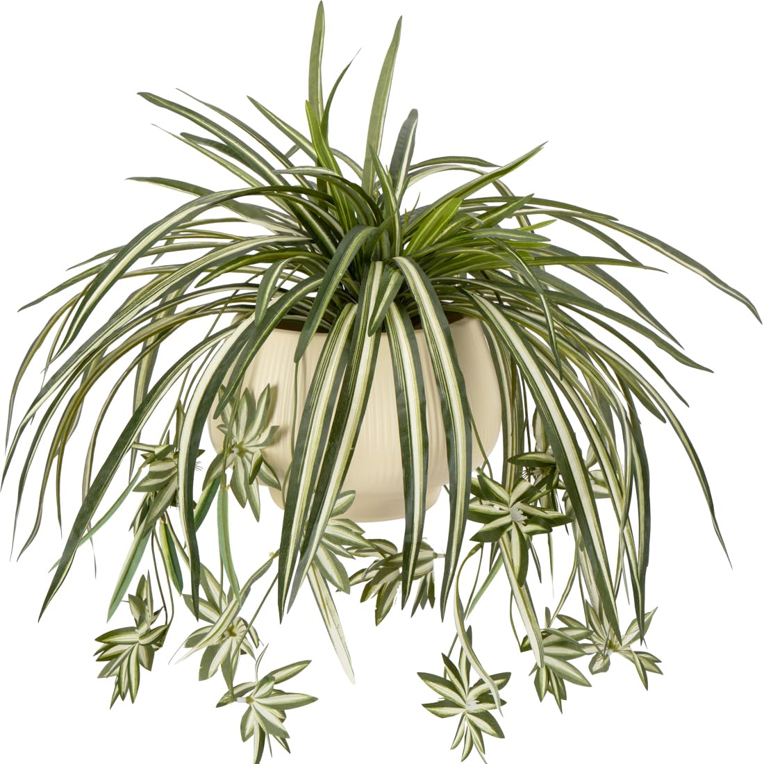 4PCS Artificial Hanging Spider - Spider Plant Hanging のレビューと価格