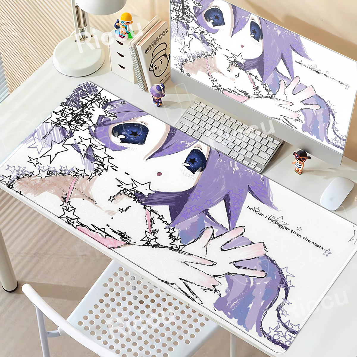 Purple Anime Girls Large Mouse - Tradescantia Purple のレビューと価格