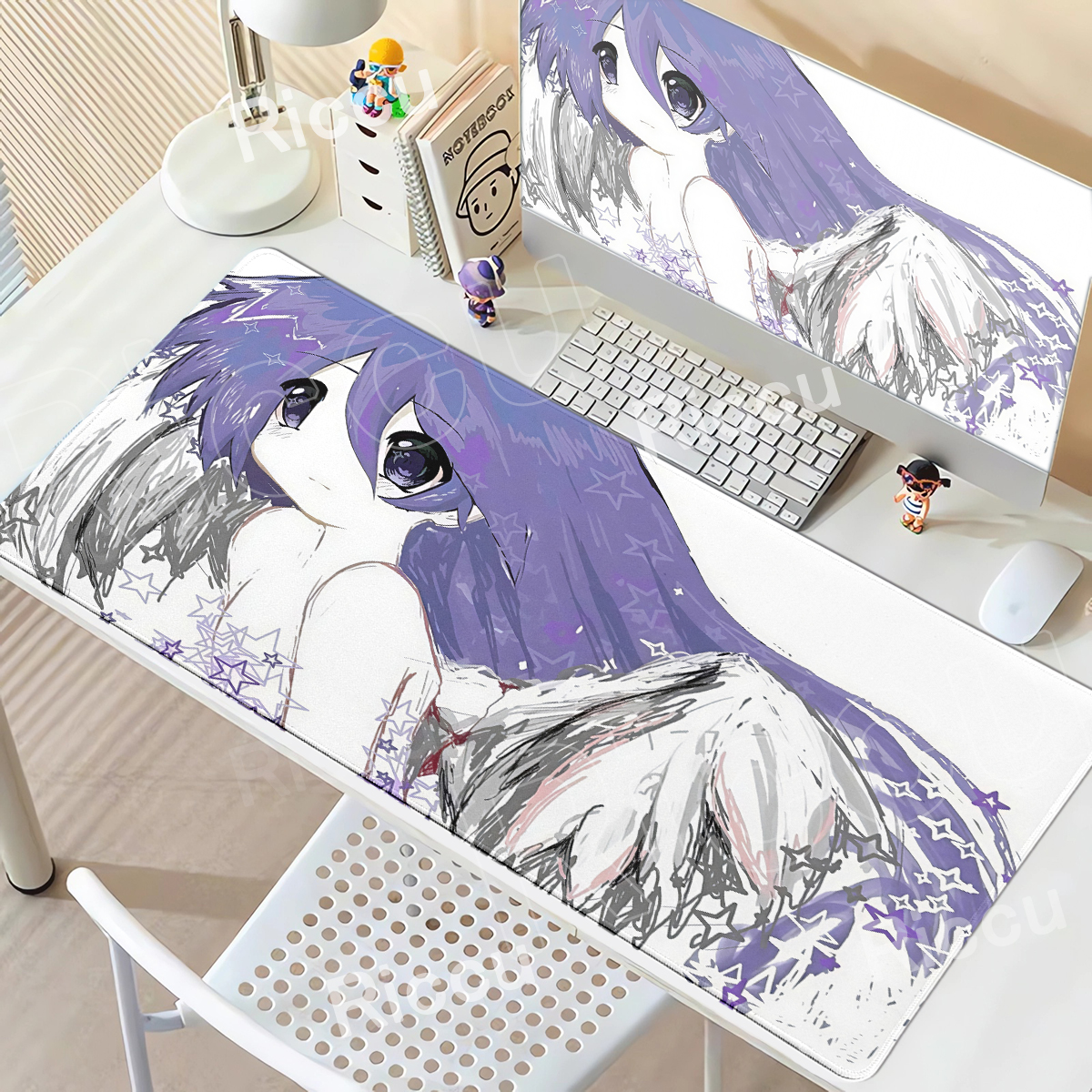 Purple Anime Girls Large Mouse - Tradescantia Purple のレビューと価格