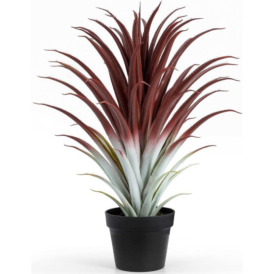 Hyper Realistic Big Red Artifi - Aloe Vera Pot のレビューと価格