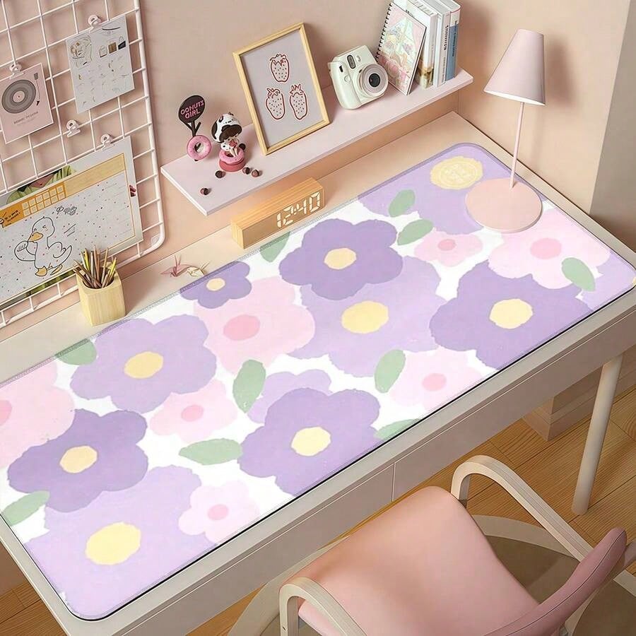 Purple Flower Mouse Pad - Larg - Tradescantia Purple のレビューと価格