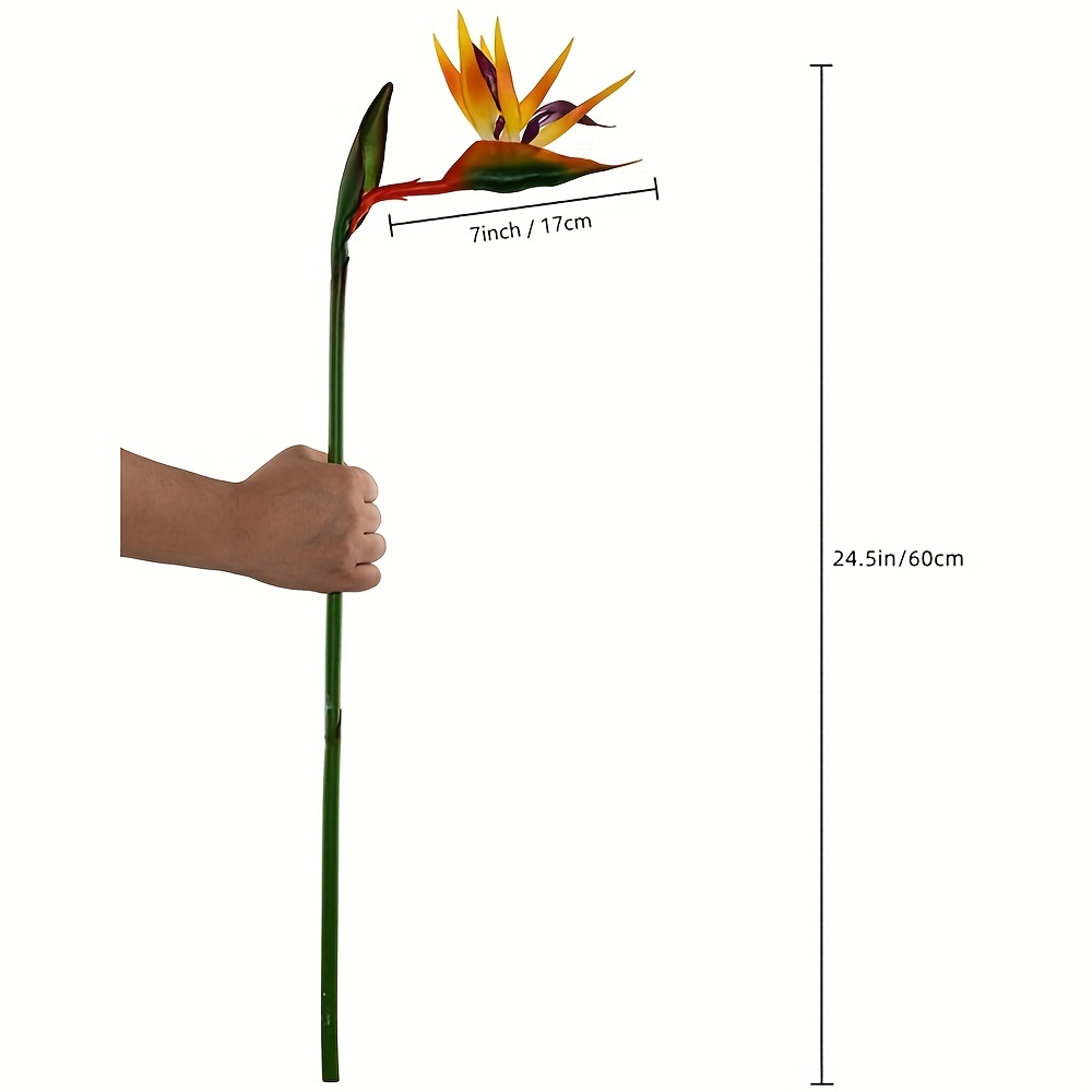 3pcs Artificial Bird Of Paradi - Bird Paradise Strelitzia のレビューと価格