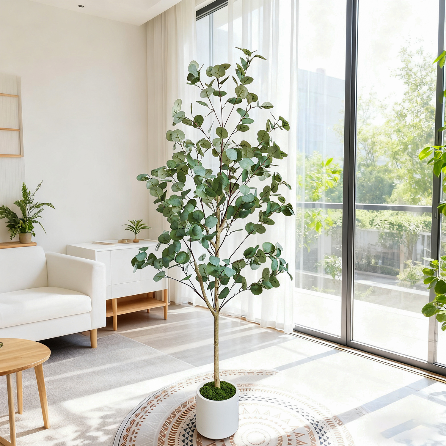 120-155Cm/5.1Ft Artificial Euc - Dracaena Marginata のレビューと価格