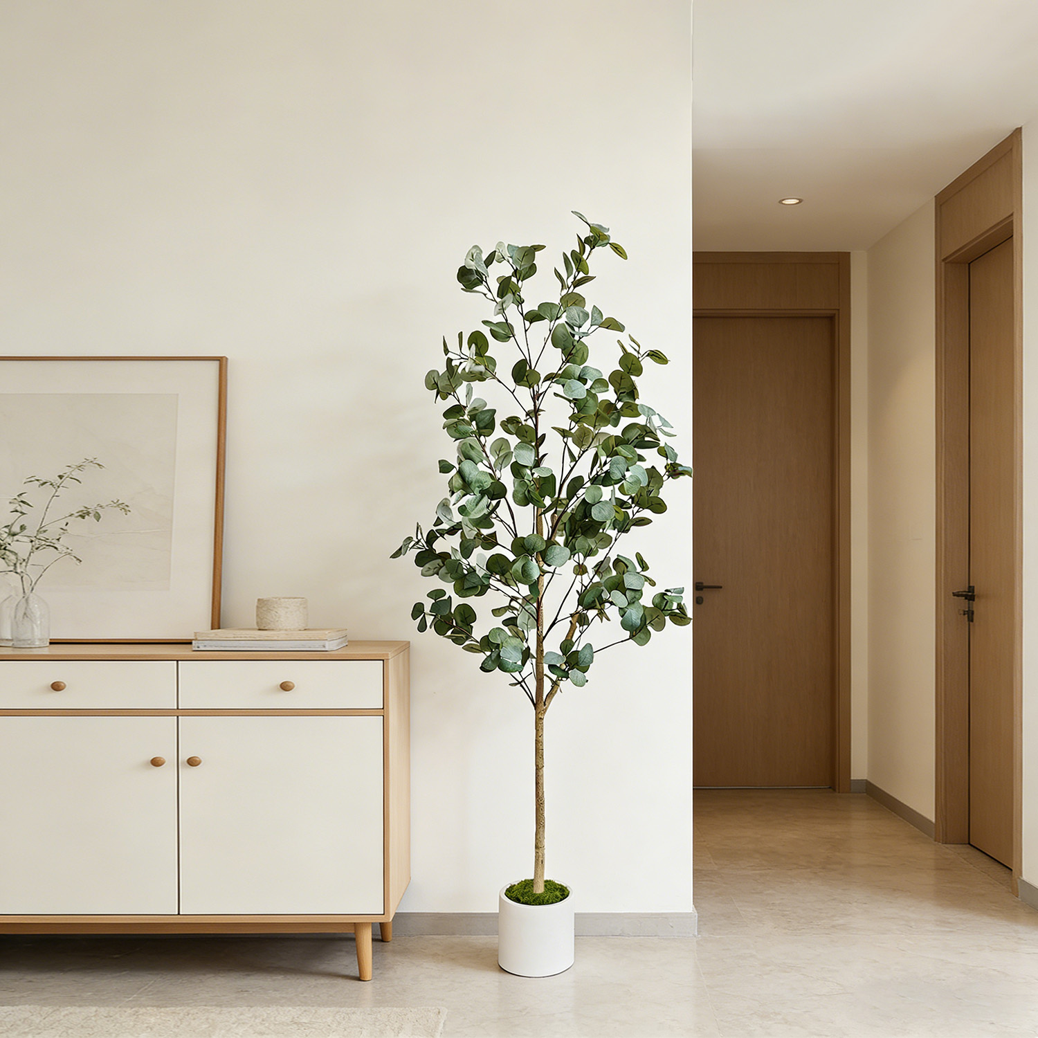 120-155Cm/5.1Ft Artificial Euc - Dracaena Marginata のレビューと価格