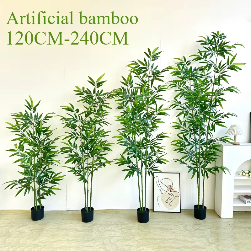 Artificial Green Bamboo Fadele - Dracaena Marginata のレビューと価格
