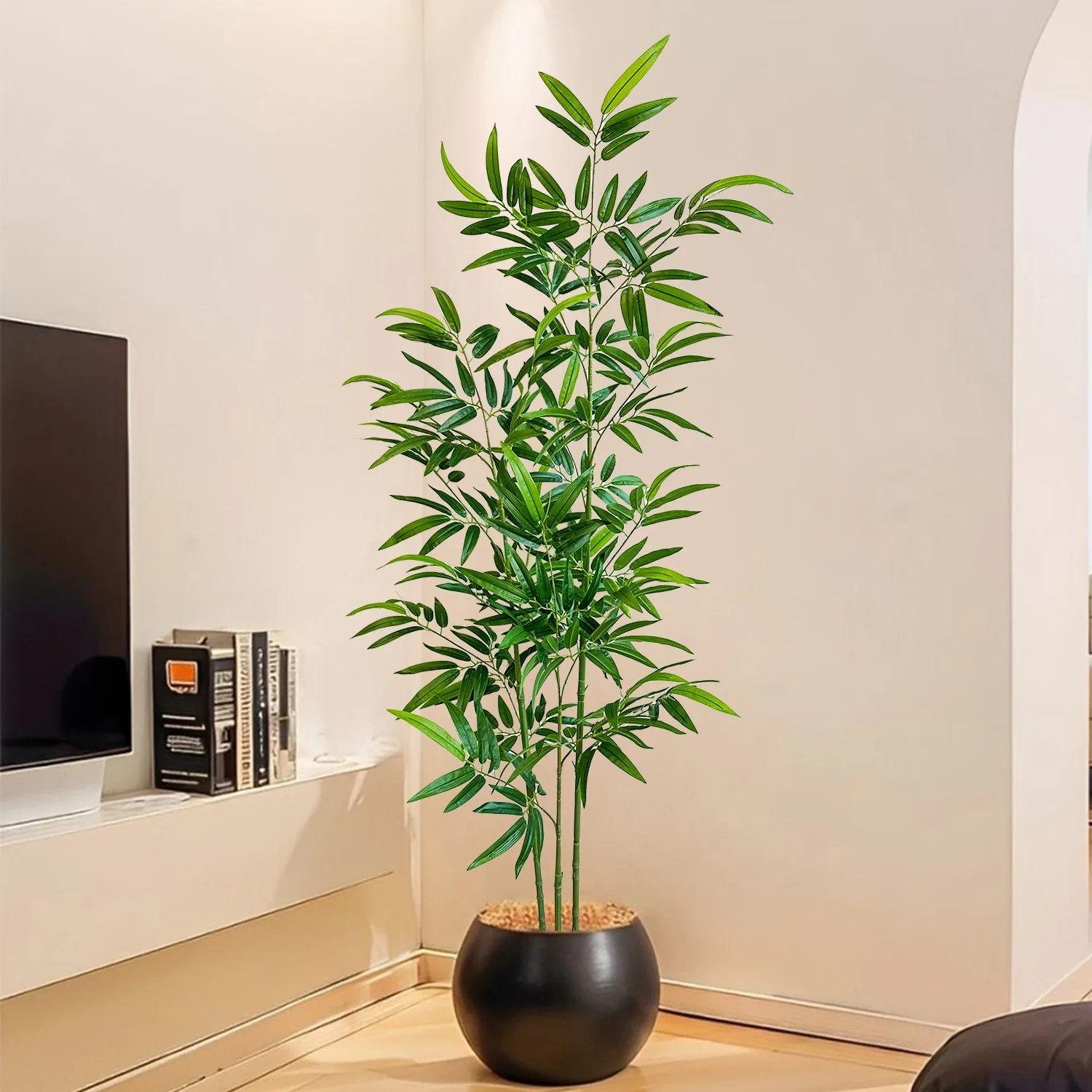 Artificial Green Bamboo Fadele - Dracaena Marginata のレビューと価格