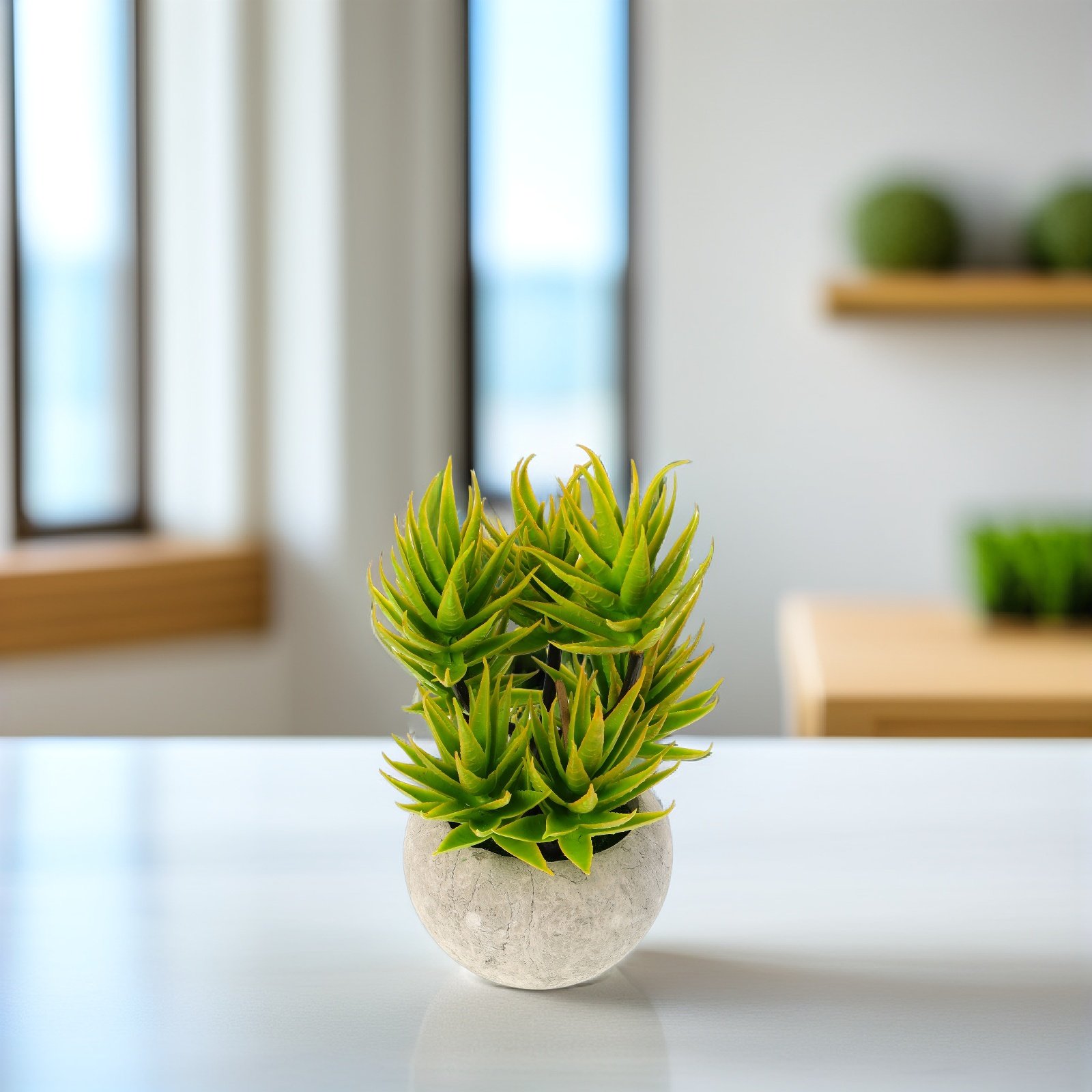 1 Piece Artificial Aloe Vera B - Aloe Vera Pot のレビューと価格