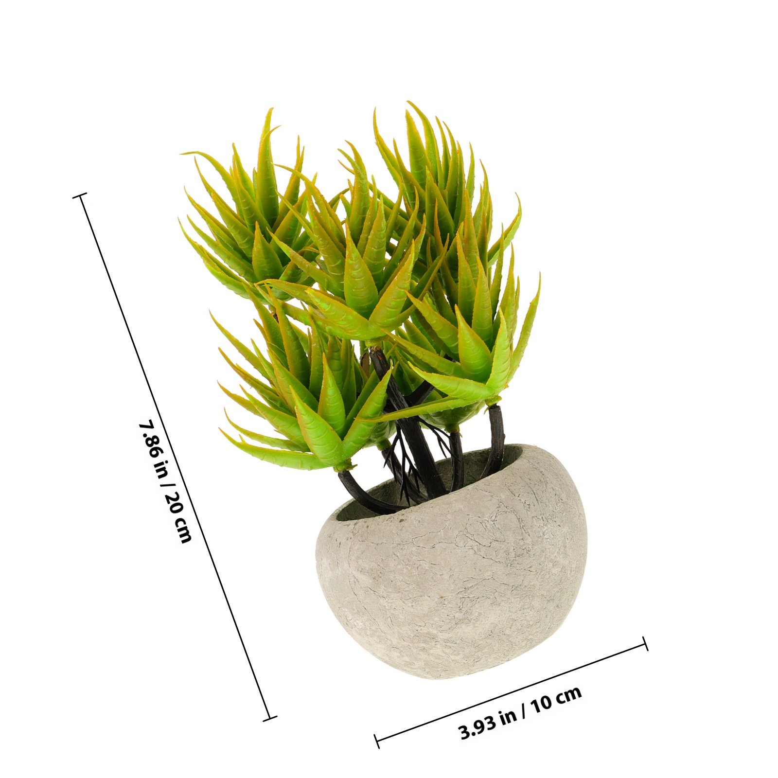 1 Piece Artificial Aloe Vera B - Aloe Vera Pot のレビューと価格