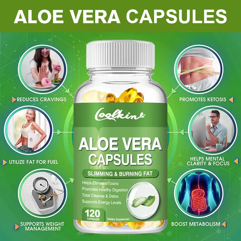 Aloe Vera Extract Capsules - R - Aloe Vera Pot のレビューと価格