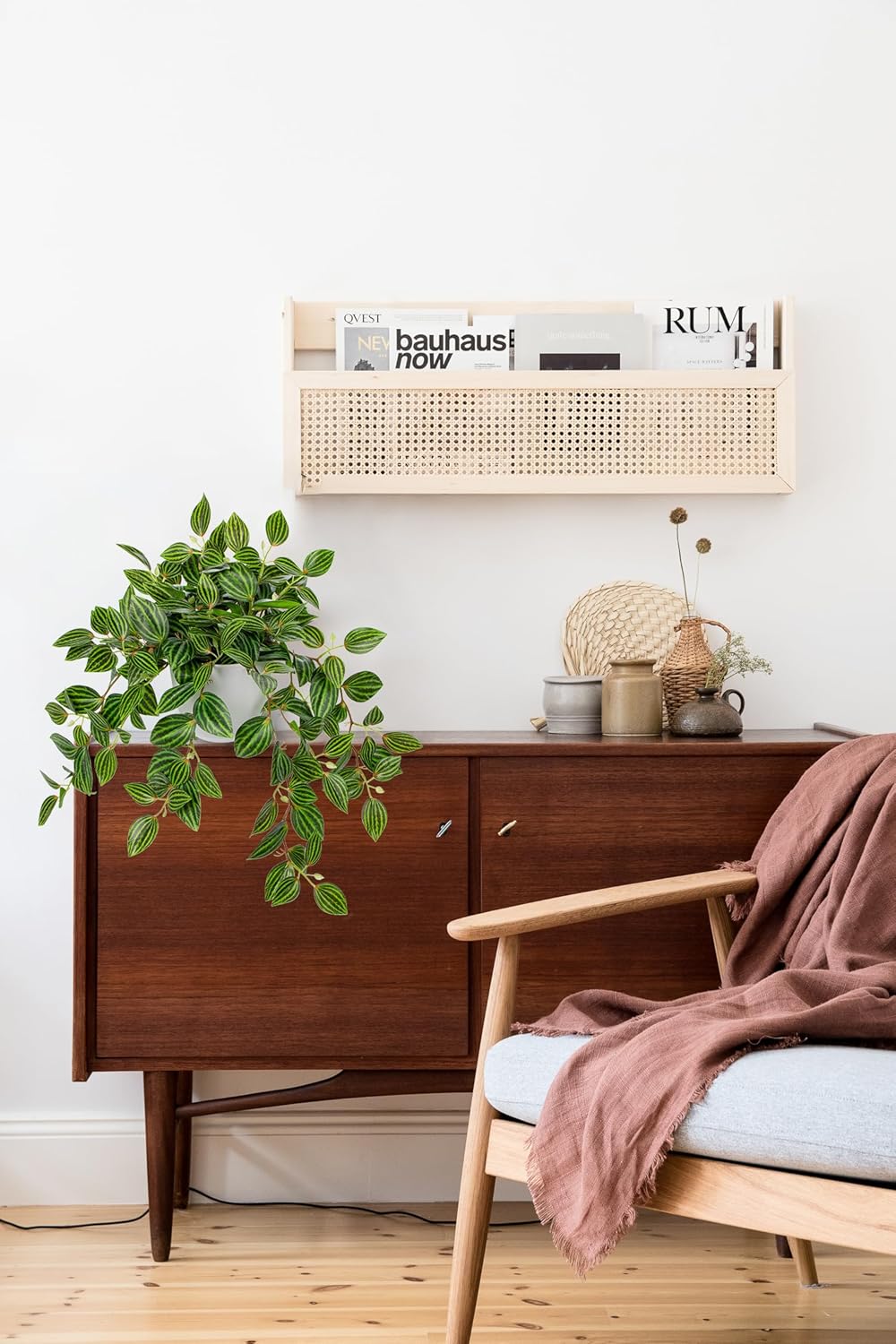 Artificial Plants Indoor Fake  - Peperomia Watermelon のレビューと価格