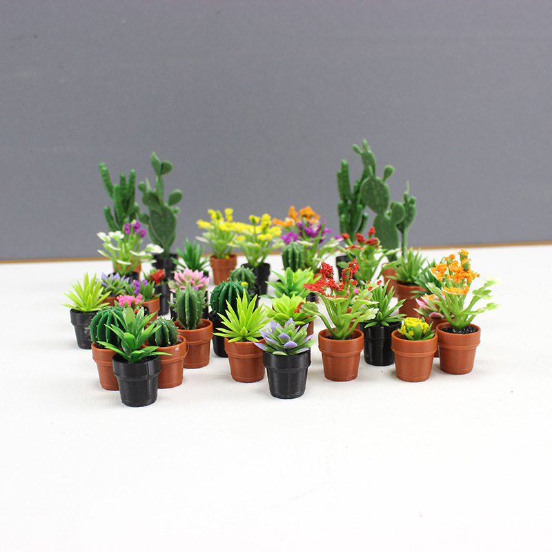 Mini Simulated Plants Cactus S - Echeveria Succulent のレビューと価格