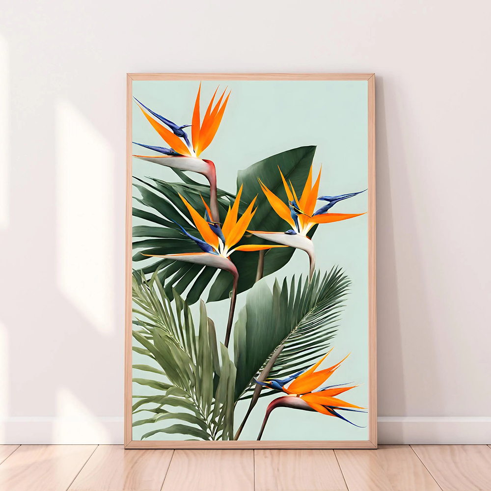 Bird of Paradise Wall arts, St - Bird Paradise Strelitzia のレビューと価格