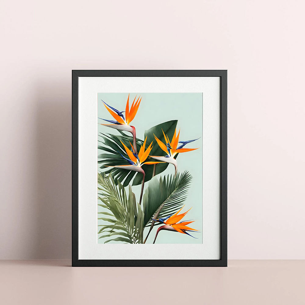 Bird of Paradise Wall arts, St - Bird Paradise Strelitzia のレビューと価格