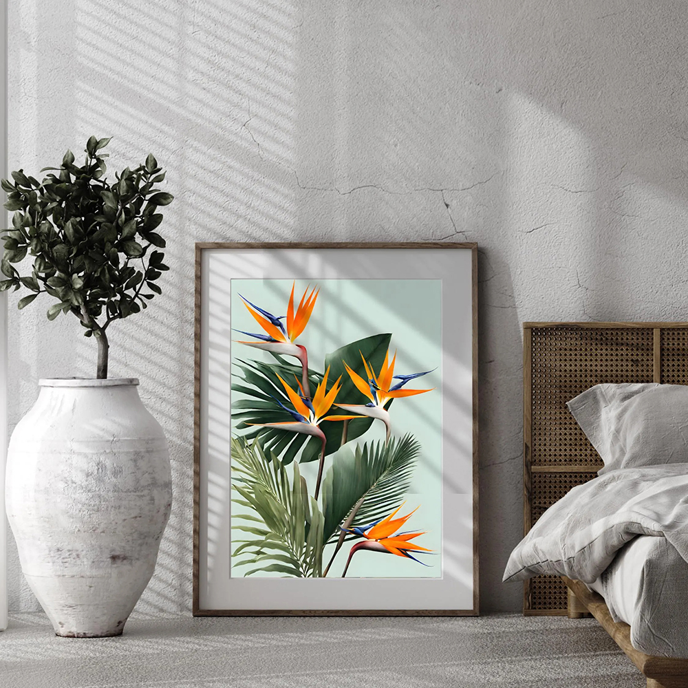 Bird of Paradise Wall arts, St - Bird Paradise Strelitzia のレビューと価格