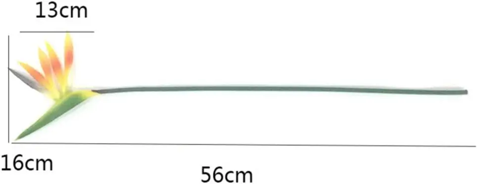 8PCS Artificial Flowers Streli - Bird Paradise Strelitzia のレビューと価格