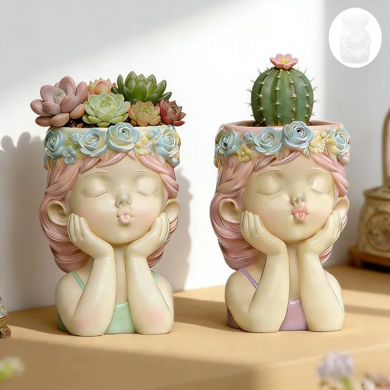 Pouting Girl With Flower Crown - Echeveria Succulent のレビューと価格