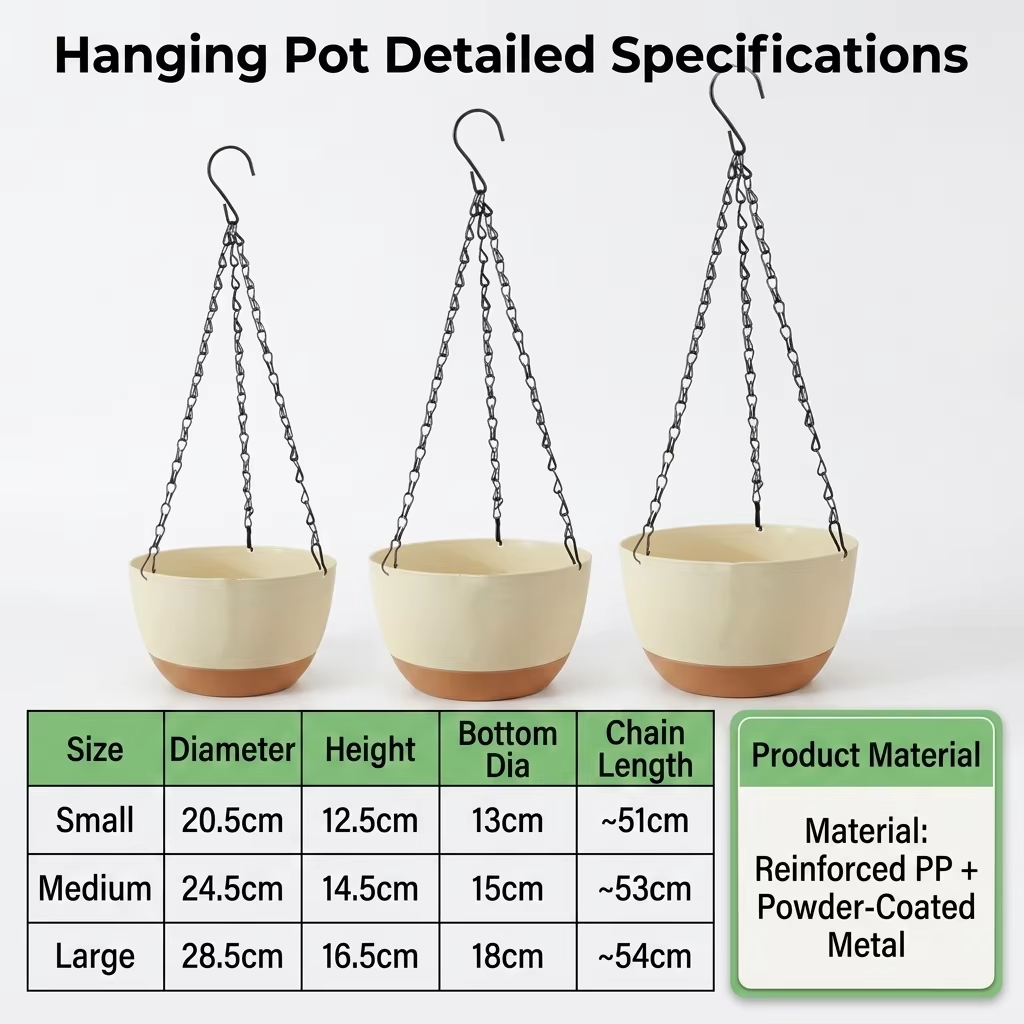 Modern Everyday Dual-Color Han - Spider Plant Hanging のレビューと価格