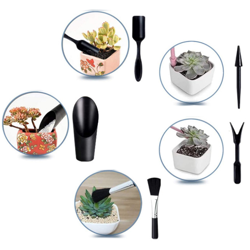 Mini Gardening Tool Set Label  - Echeveria Succulent のレビューと価格