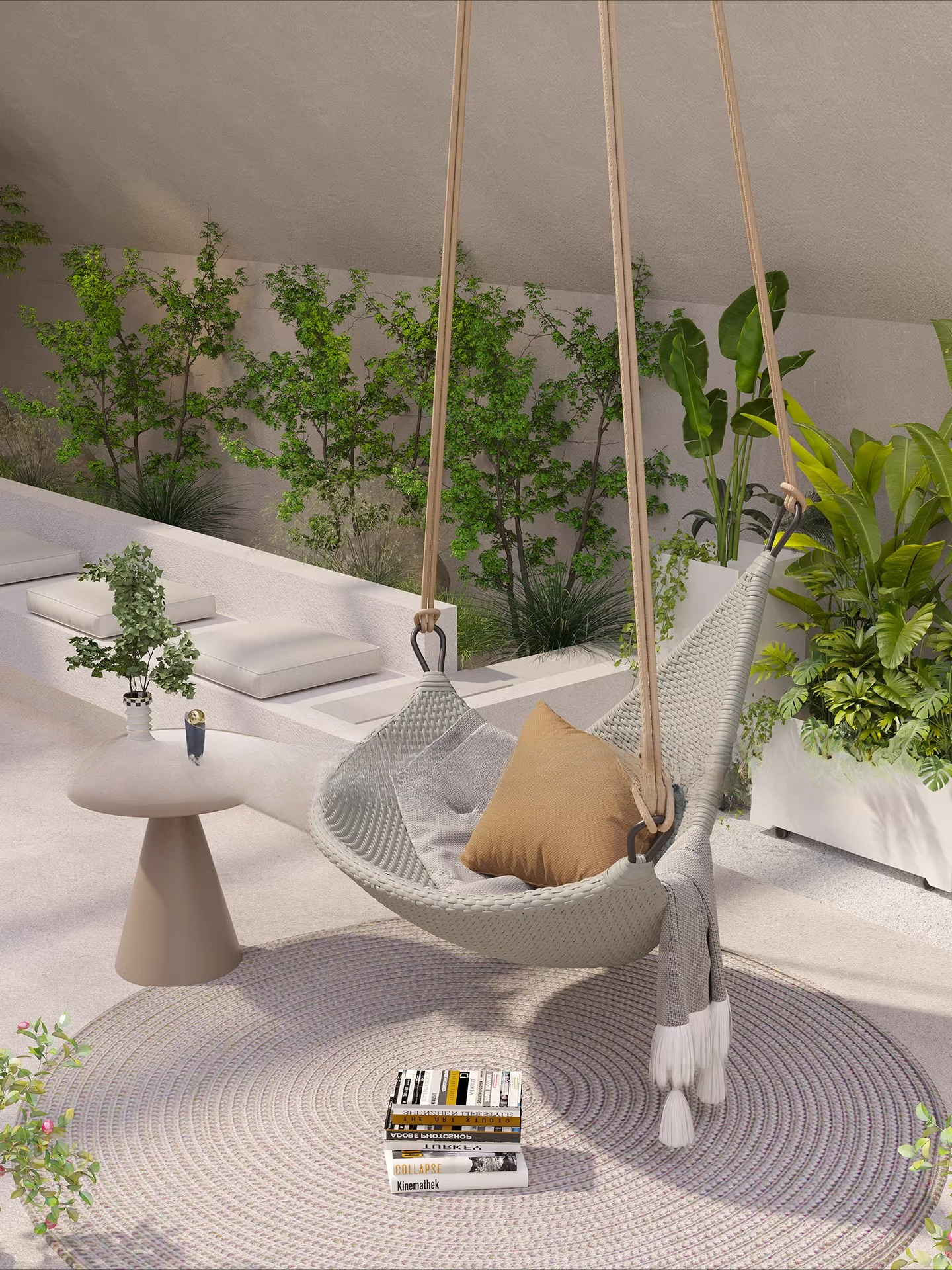 hanging chair cradle hanging b - Spider Plant Hanging のレビューと価格