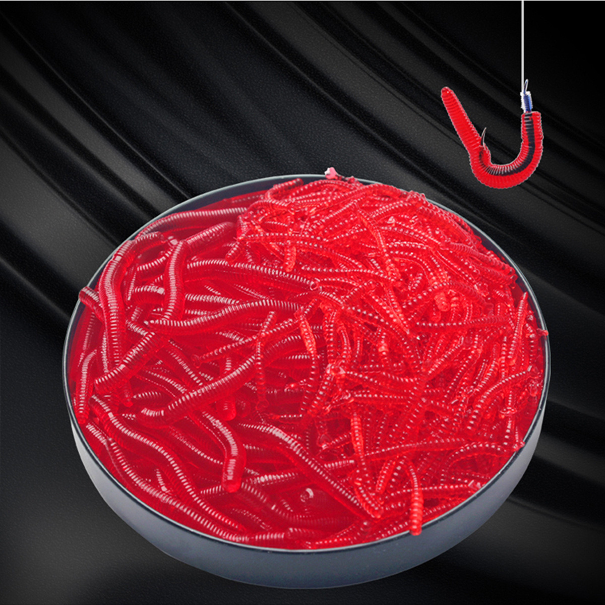 3.5cmSoft Lure Bass Bream Bloo - Aglaonema Red のレビューと価格