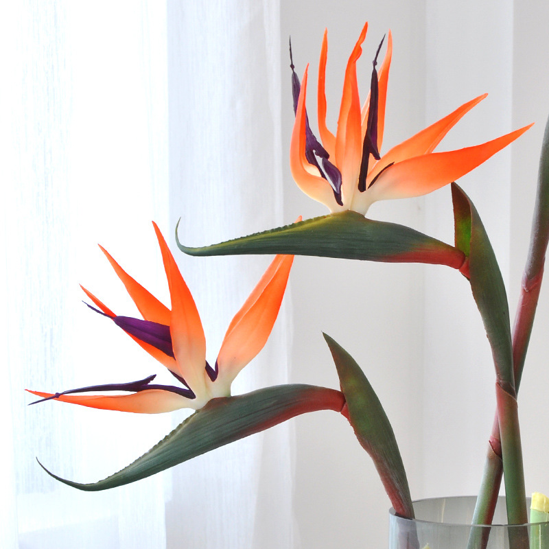 3pcs Artificial Bird Of Paradi - Bird Paradise Strelitzia のレビューと価格