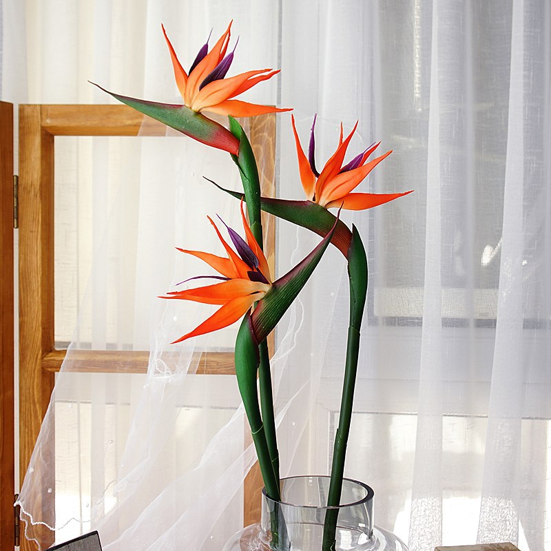 3pcs Artificial Bird Of Paradi - Bird Paradise Strelitzia のレビューと価格