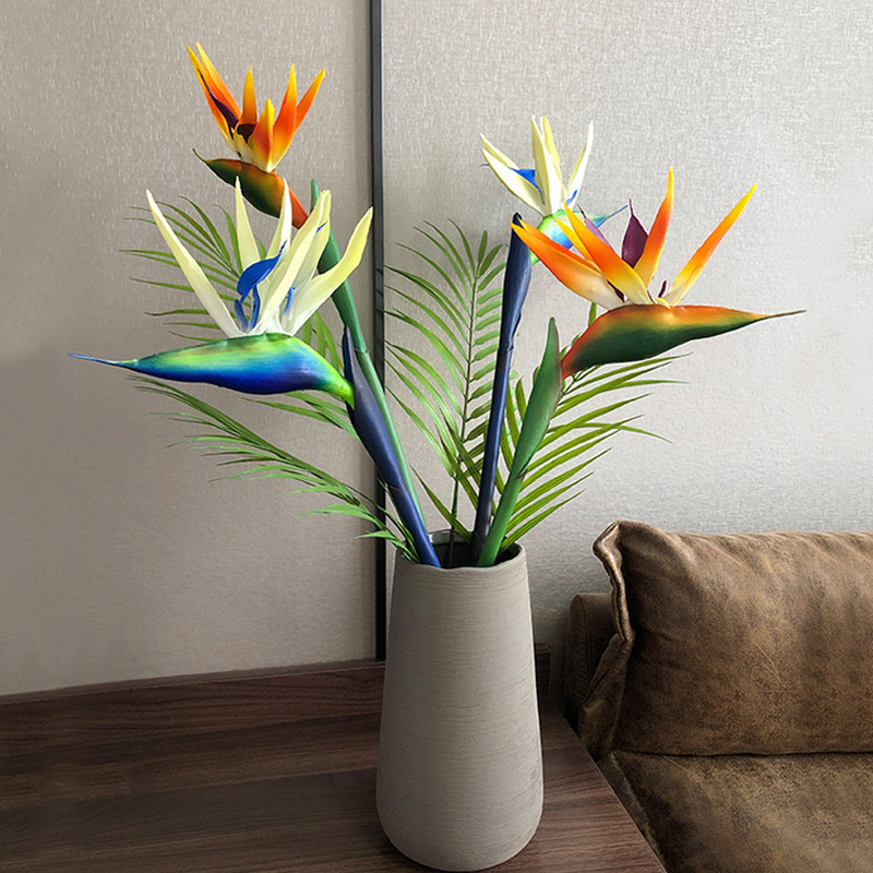 3pcs Artificial Bird Of Paradi - Bird Paradise Strelitzia のレビューと価格