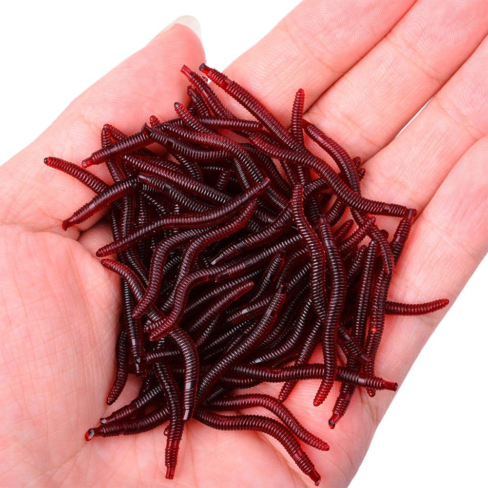 50/100PCS Soft Lure Bass Bream - Aglaonema Red のレビューと価格