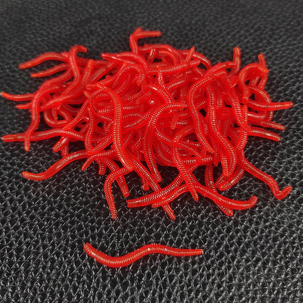 50/100PCS Soft Lure Bass Bream - Aglaonema Red のレビューと価格