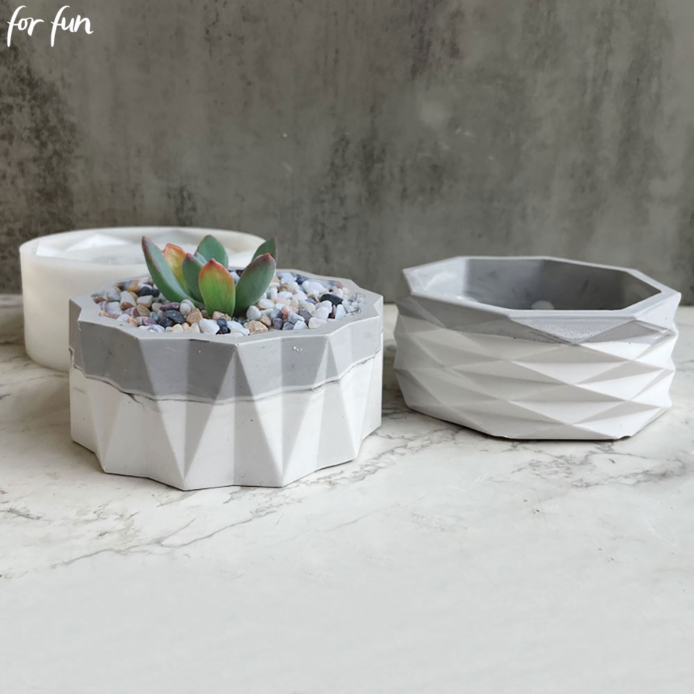 For Fun Flower Pot Silicone Mo - Echeveria Succulent のレビューと価格